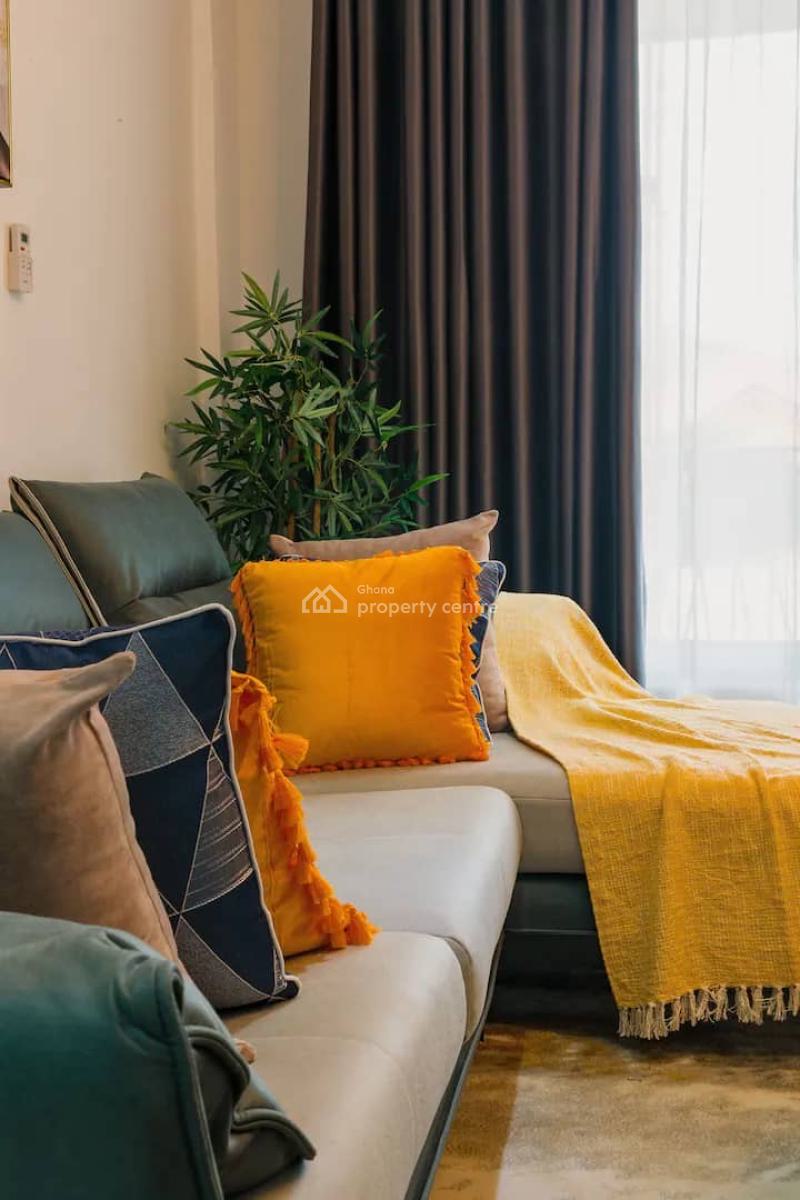 Furnished 2 Bedroom Apartment with Gym and Cafe, East Airport, Airport Residential Area, Accra, Apartment for Rent