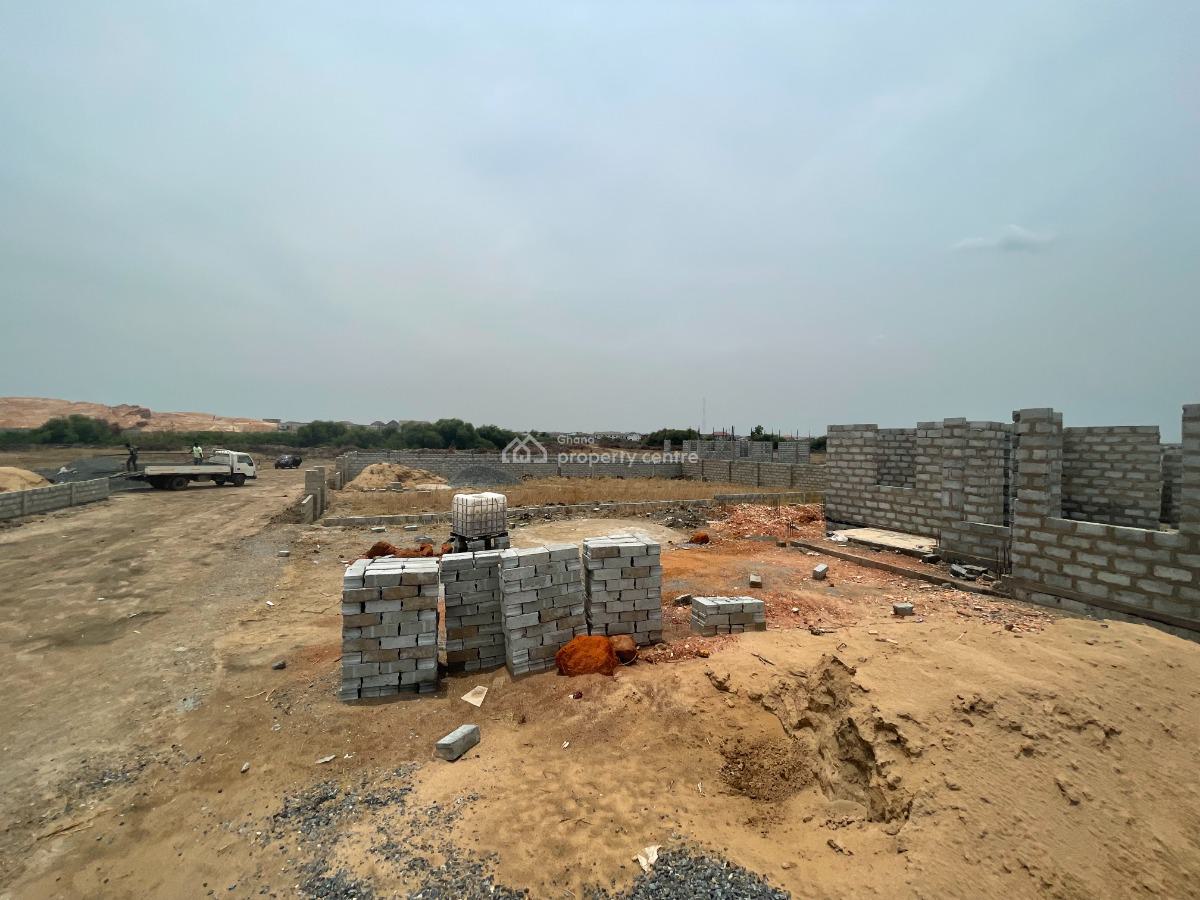 Rush Now!!!! Lively Estate Half Plots at Tema Community 25, Adom Estate Road, Dawhenya, Tema, Accra, Mixed-use Land for Sale