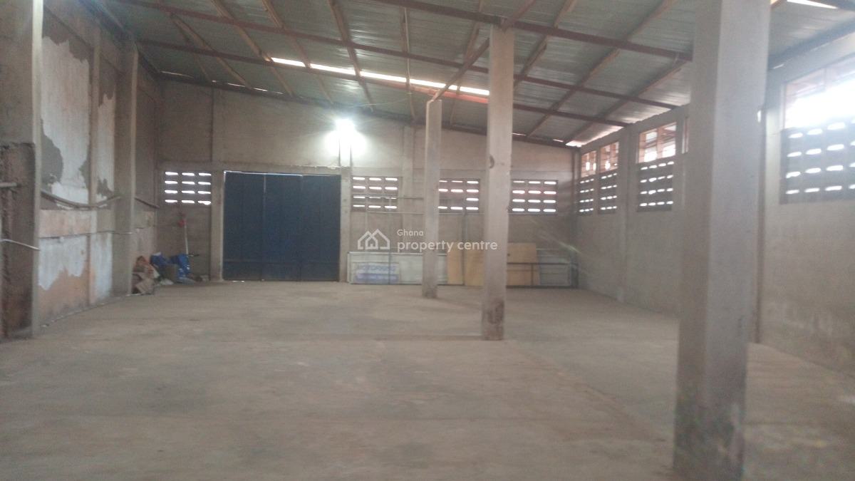 Were Space in a Prime Location Facing The Main Road, After Shell Signboard Traffic Light, Spintex, Accra, Warehouse for Rent