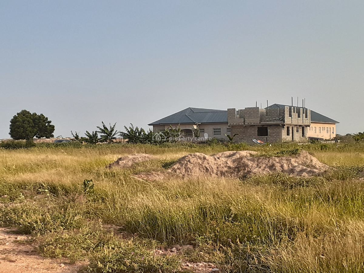 Half Plot ( Special Demarcated ) at Tema Community 25, Community 25 Mall, Dawhenya, Tema, Accra, Residential Land for Sale