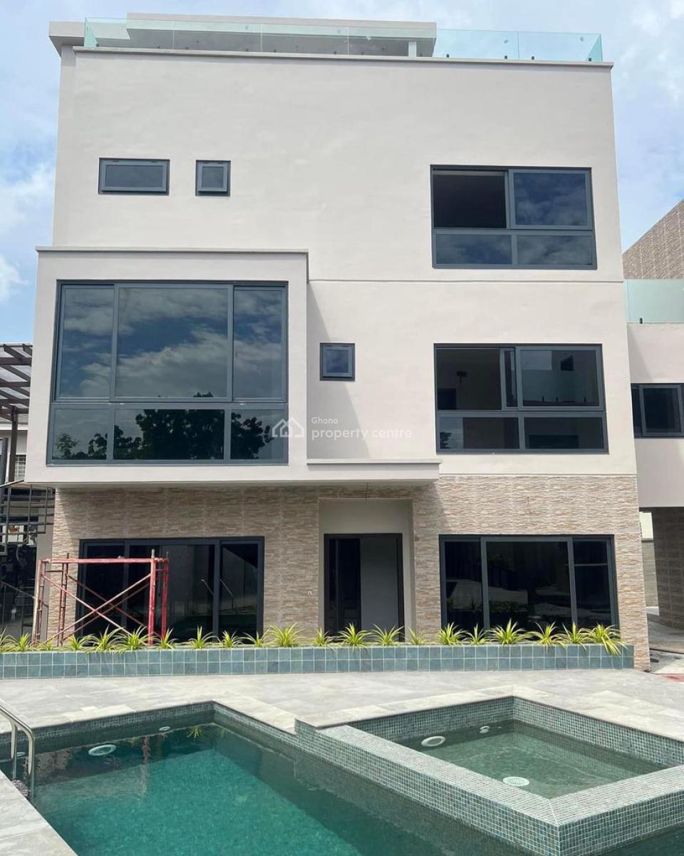 3 Bedroom Townhouse with Staff Quarters in a Gated Community with Pool, Airport Residential Area, Accra, Townhouse for Rent