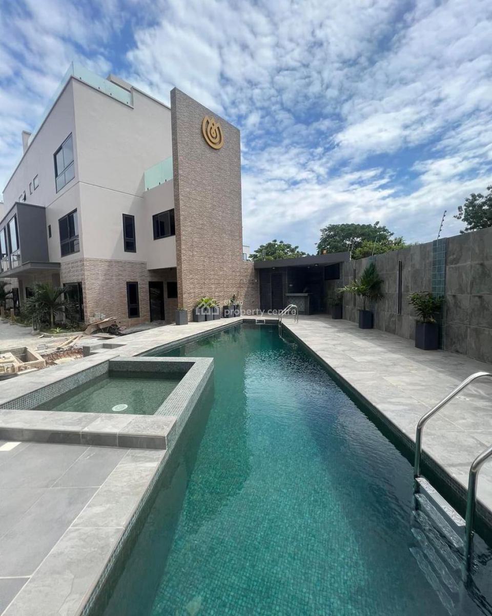 3 Bedroom Townhouse with Staff Quarters in a Gated Community with Pool, Airport Residential Area, Accra, Townhouse for Rent