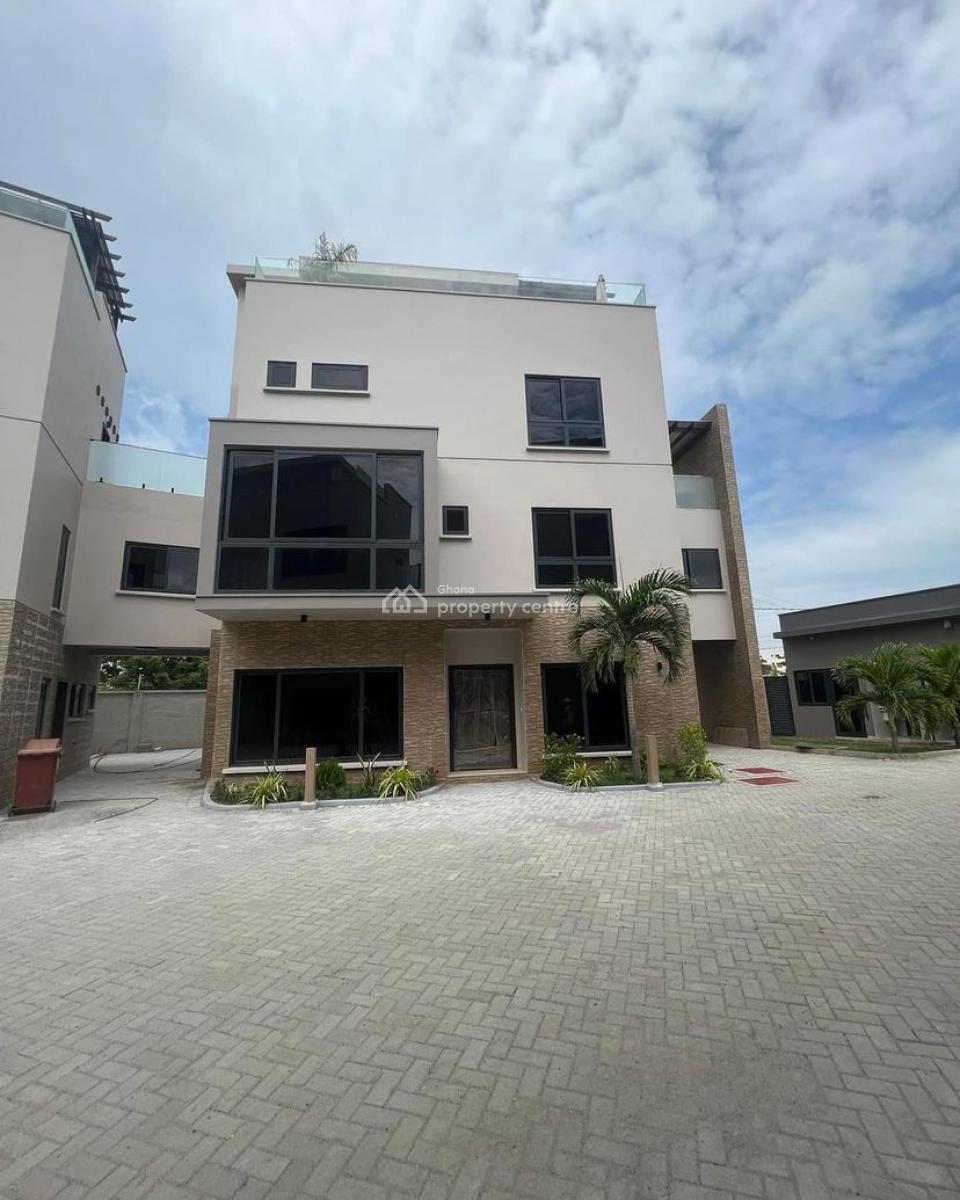 3 Bedroom Townhouse with Staff Quarters in a Gated Community with Pool, Airport Residential Area, Accra, Townhouse for Rent