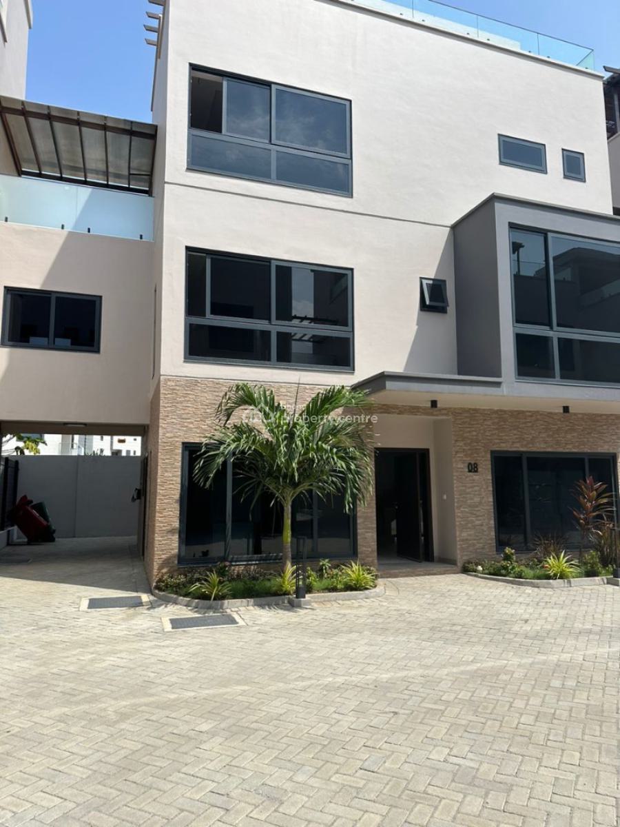 3 Bedroom Townhouse with Staff Quarters in a Gated Community with Pool, Airport Residential Area, Accra, Townhouse for Rent