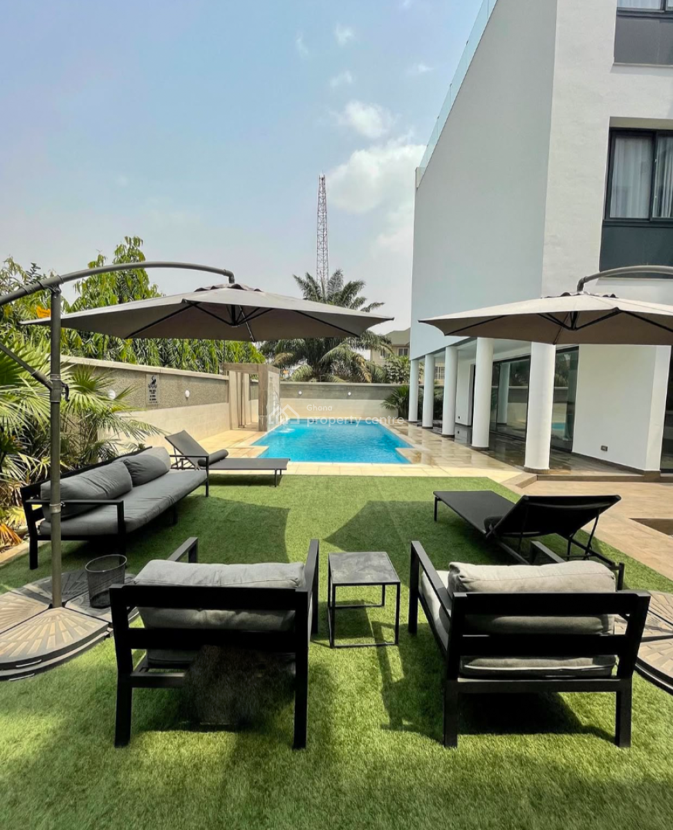 Fully Furnished 2 Bedroom Apartment with Swimming Pool and Gym, Airport Residential Area, Accra, Apartment for Rent