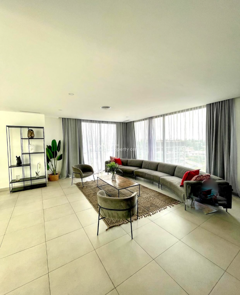 Fully Furnished 3 Bedroom Penthouse with Swimming Pool and Gym, Airport Residential Area, Accra, Apartment for Rent
