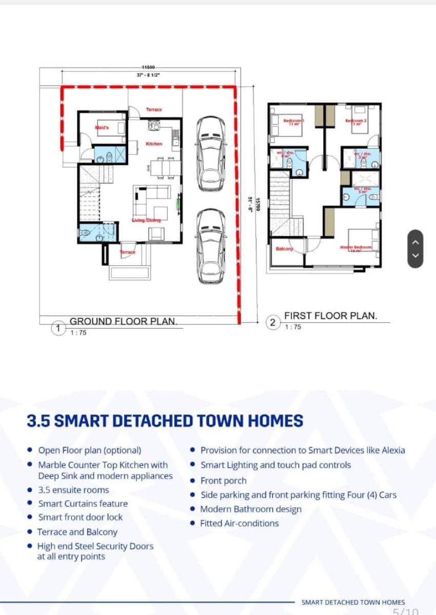 Luxe 3.5 Bedroom House, Transition Road, Haatso, Ga East Municipal, Accra, House for Sale