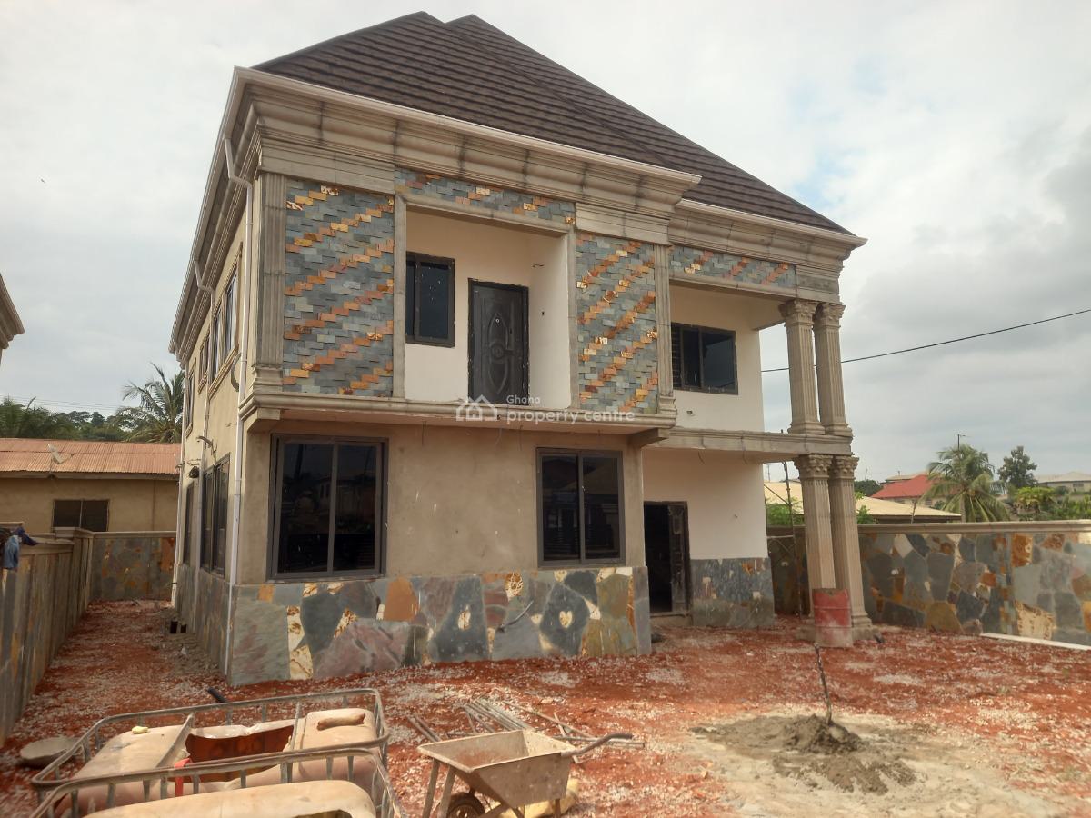 4 Bedrooms ( The House Will Be Fully Completed), Buoho,  After Kronum Afrancho., Kumasi Metropolitan, Ashanti, House for Sale