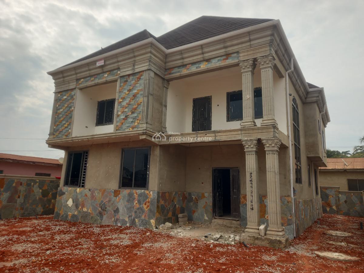 4 Bedrooms ( The House Will Be Fully Completed), Buoho,  After Kronum Afrancho., Kumasi Metropolitan, Ashanti, House for Sale