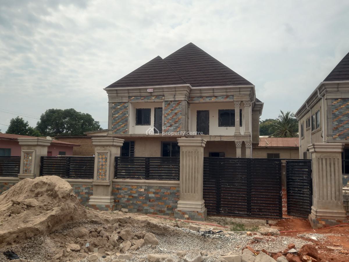 4 Bedrooms ( The House Will Be Fully Completed), Buoho,  After Kronum Afrancho., Kumasi Metropolitan, Ashanti, House for Sale