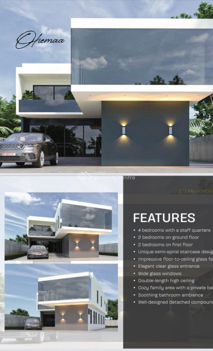 Three, Four- and Five-bedroom Townhomes, Adjiringano, East Legon, Accra, Townhouse for Sale