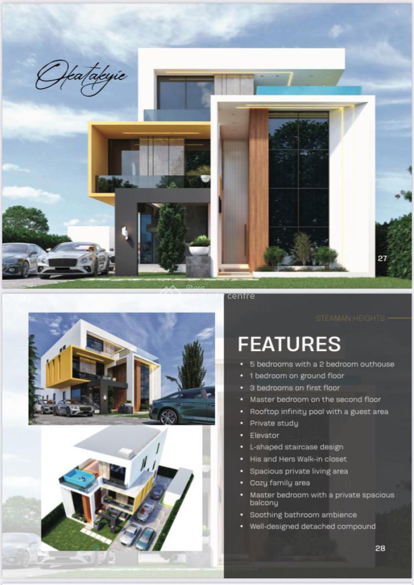 Three, Four- and Five-bedroom Townhomes, Adjiringano, East Legon, Accra, Townhouse for Sale