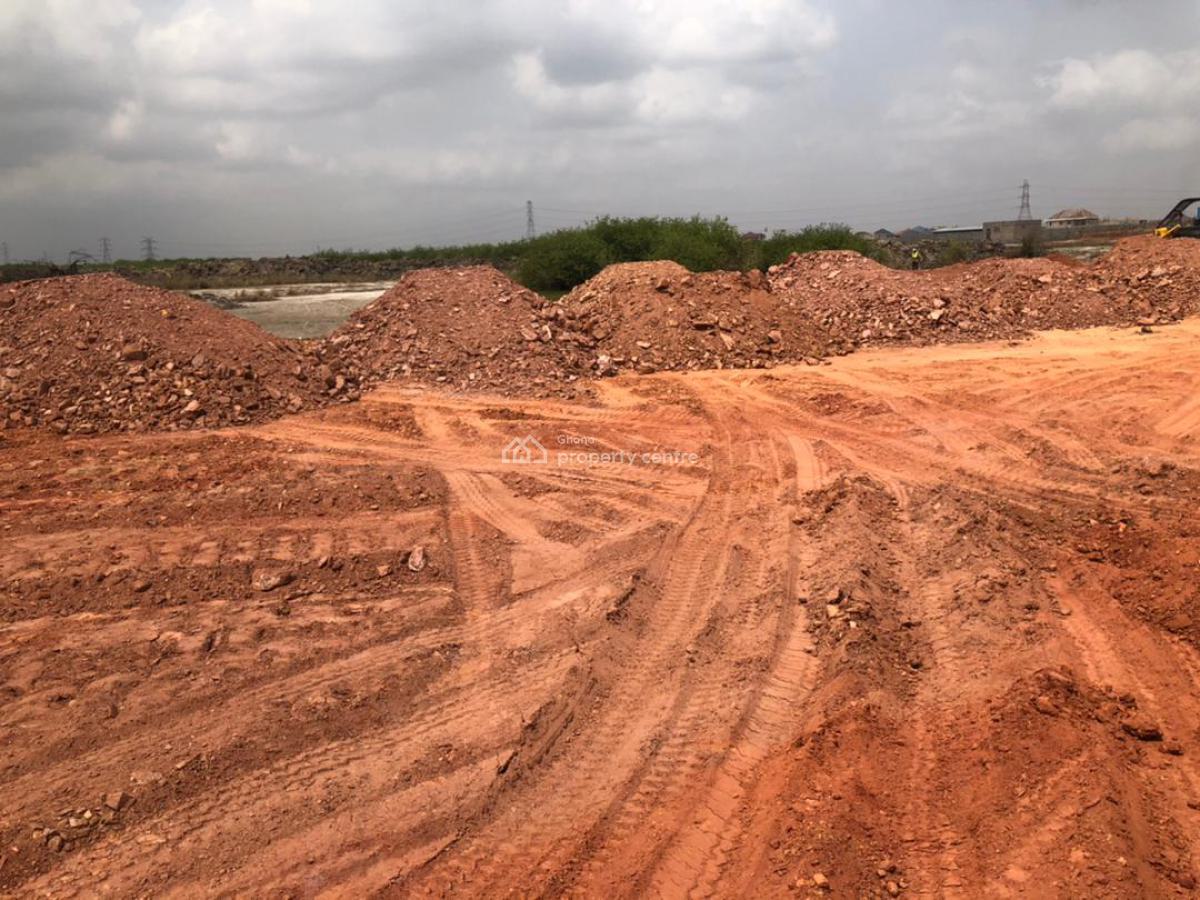 Cedar Court, Tema C25--- Ready-to-build Half Plot, Adom Estate Road, Community 25, Tema, Accra, Mixed-use Land for Sale