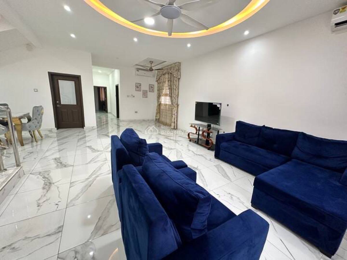 Executive 4 Bedrooms Furnished House with a Boys Quarters, Lakeside, Ashaley Botwe, Adenta Municipal, Accra, House for Sale