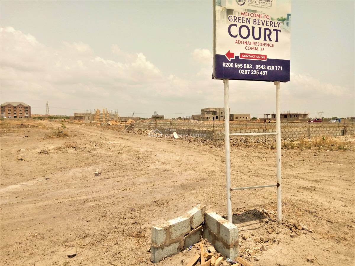 Secure Half Plot in Cedar Court, Tema Community 25 --- Build Now, Adom Estate Road, Community 25, Tema, Accra, Mixed-use Land for Sale