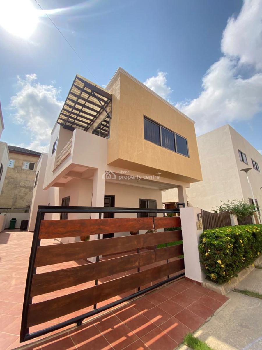3 Bedroom Duplex with Staff Quarters in a Gated Community with Pool, Abelemkpe, Dzorwulu, Accra, Townhouse for Rent