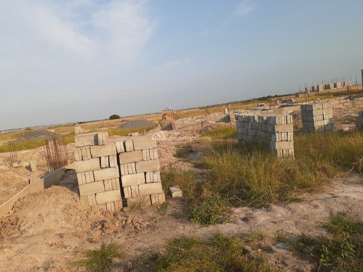 Developed Area !! Water Log Free Half Plots @ Tema Community 25, Devtraco Road, Dawhenya, Tema, Accra, Residential Land for Sale