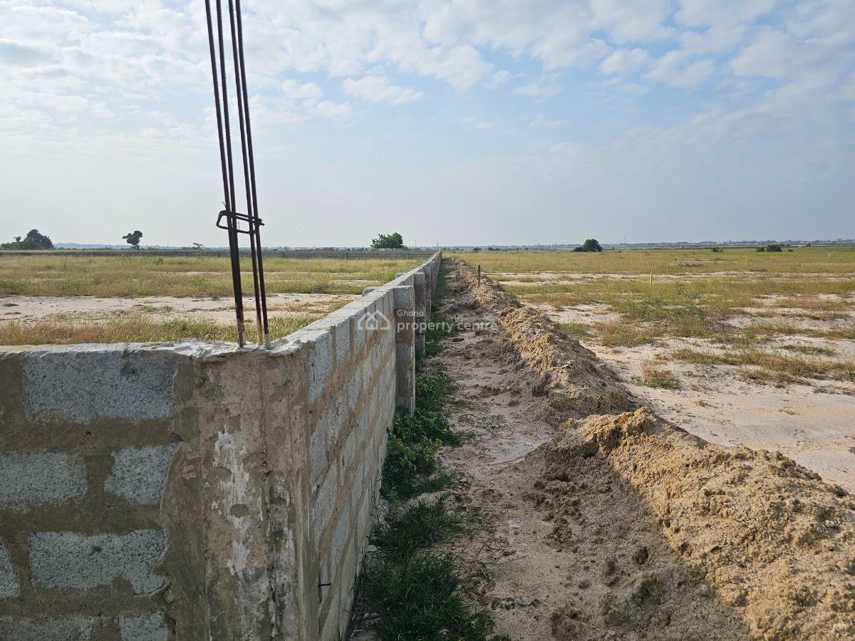 Buy Now >>> Well Located Half Plot - Prampram Beach Road, New Ningo Police Station, Prampram, Ningo Prampram District, Accra, Residential Land for Sale