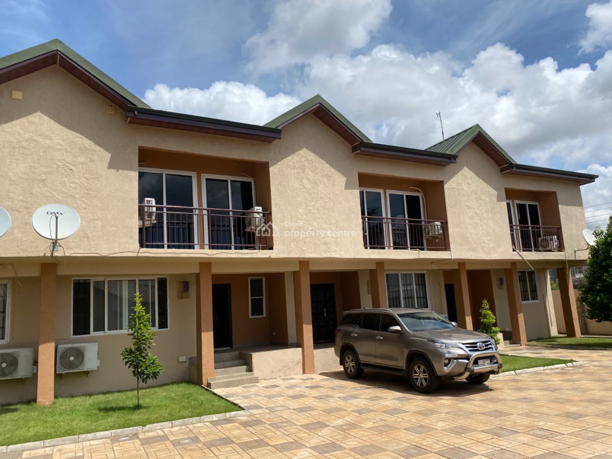 3 Bedroom Terraced Duplex in a Gated Community, Mahama Road, East Airport, Airport Residential Area, Accra, Terraced Duplex for Rent