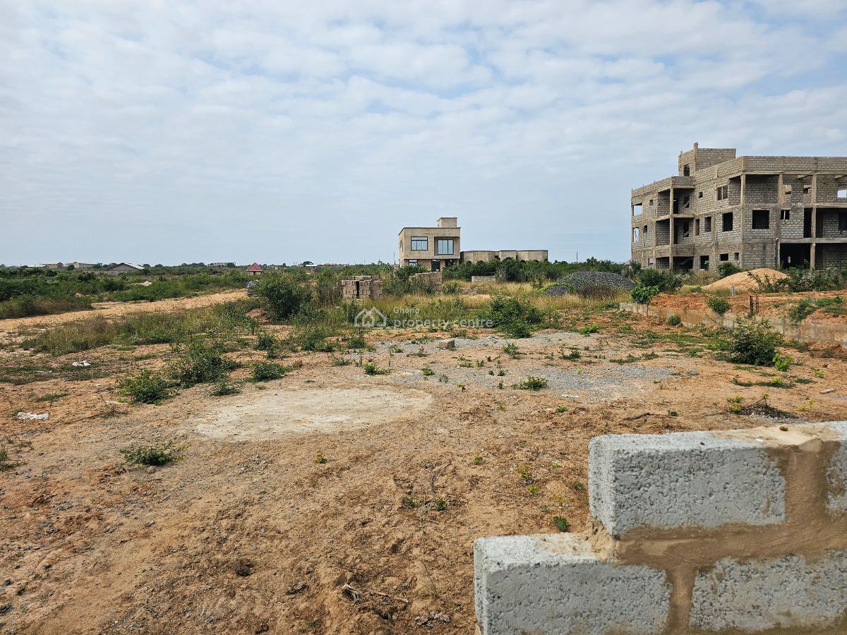 Clean Title Land in Prampram -- No Litigation, Free Documentation, New Ninigo Police Station, Ningo Prampram District, Accra, Mixed-use Land for Sale