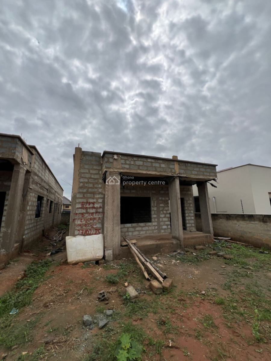 Uncompleted 3 Bedrooms House with an Extra Land, Ayi Mensah, Oyarifa, La Nkwantanang Madina Municipal, Accra, Detached Bungalow for Sale
