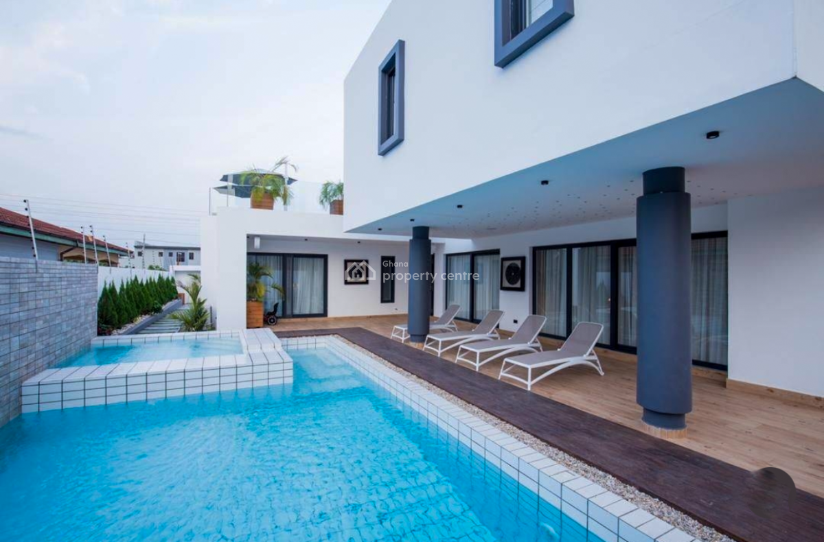 Fully Furnished 4 Bedroom Duplex with Swimming Pool, East Legon, Accra, Detached Duplex for Sale