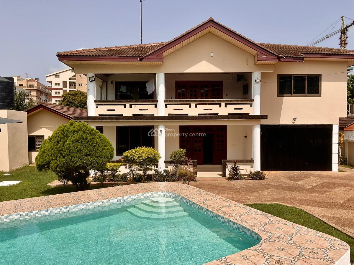 Executive Unfurnished 6 Bedroom, Airport Residential Area, Accra, House for Rent