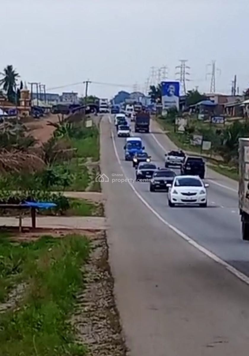 Filling Station Land 4 Plots ( 1 Acre Land) Ejisu Accra Highway., Ejisu Ampabame, Ejisu Accra Highway Road., Ejisu-juaben Municipal, Ashanti, Mixed-use Land for Sale