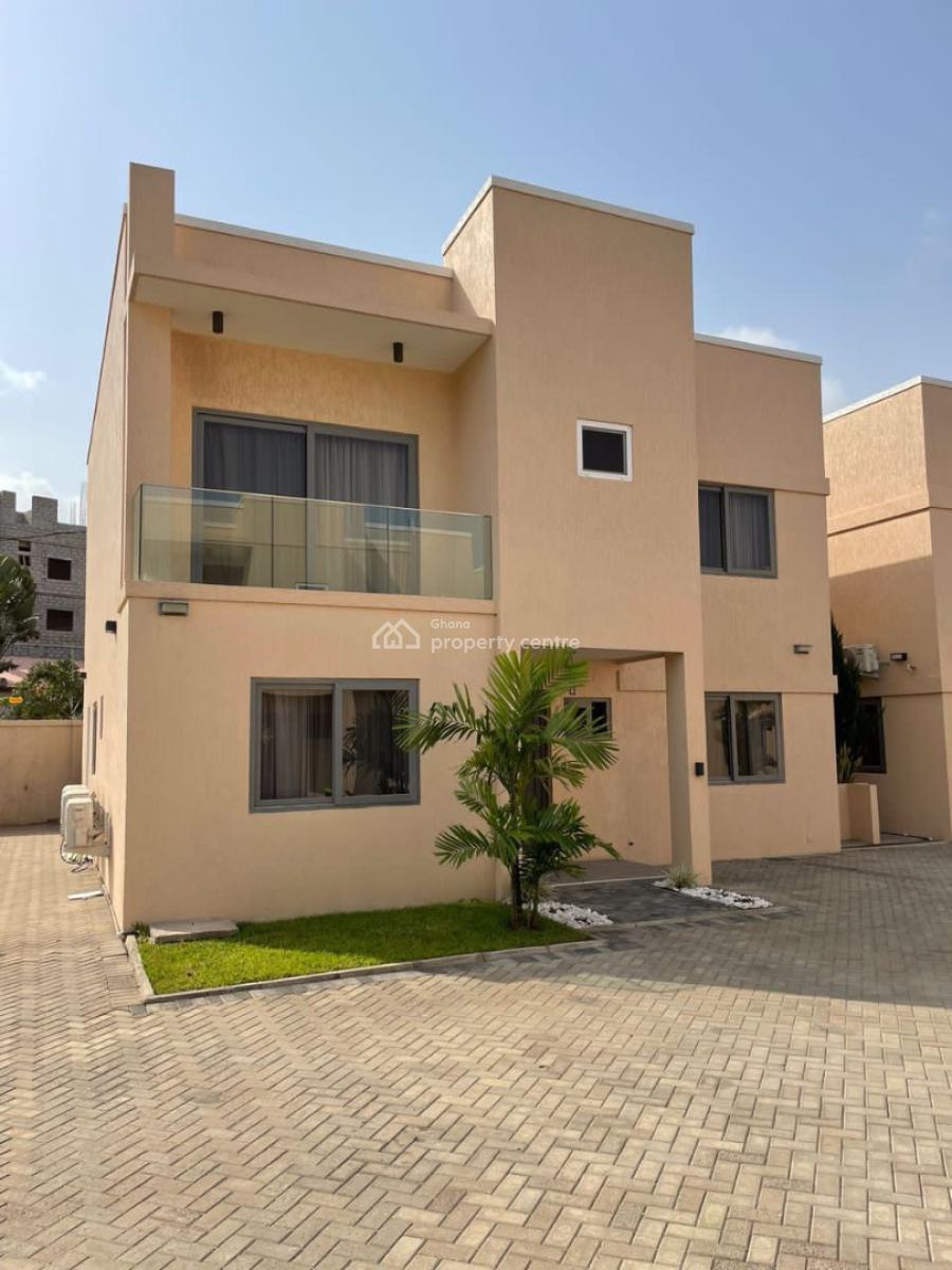 Detached 4 Bedroom Townhouse in a Gated Community, Adjiringanor, East Legon, Accra, Townhouse for Rent