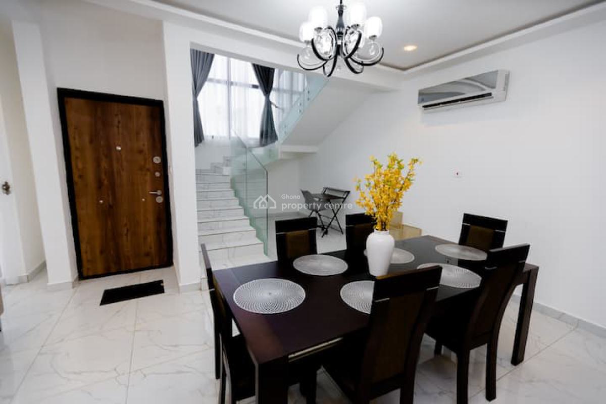 Fully Furnished 4 Bedroom Duplex, Tseaddo, East Airport, Airport Residential Area, Accra, Detached Duplex for Sale