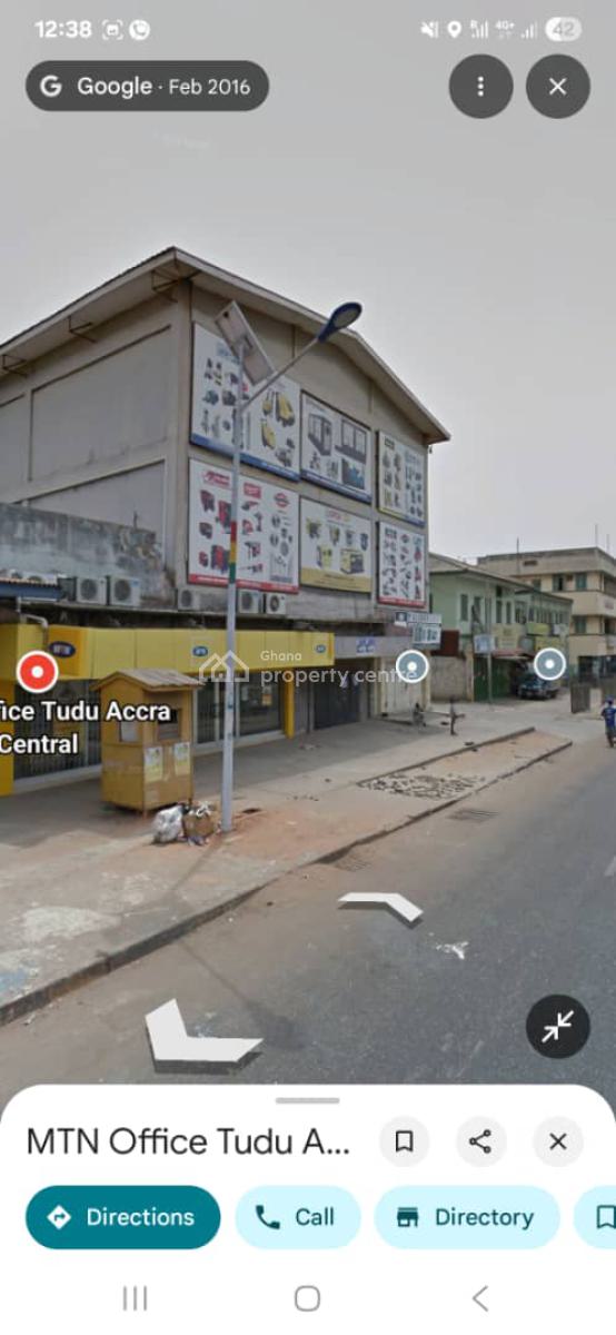 Shop/showroom Space Facing The Main Road, Tudu, Accra Metropolitan, Accra, Commercial Property for Rent