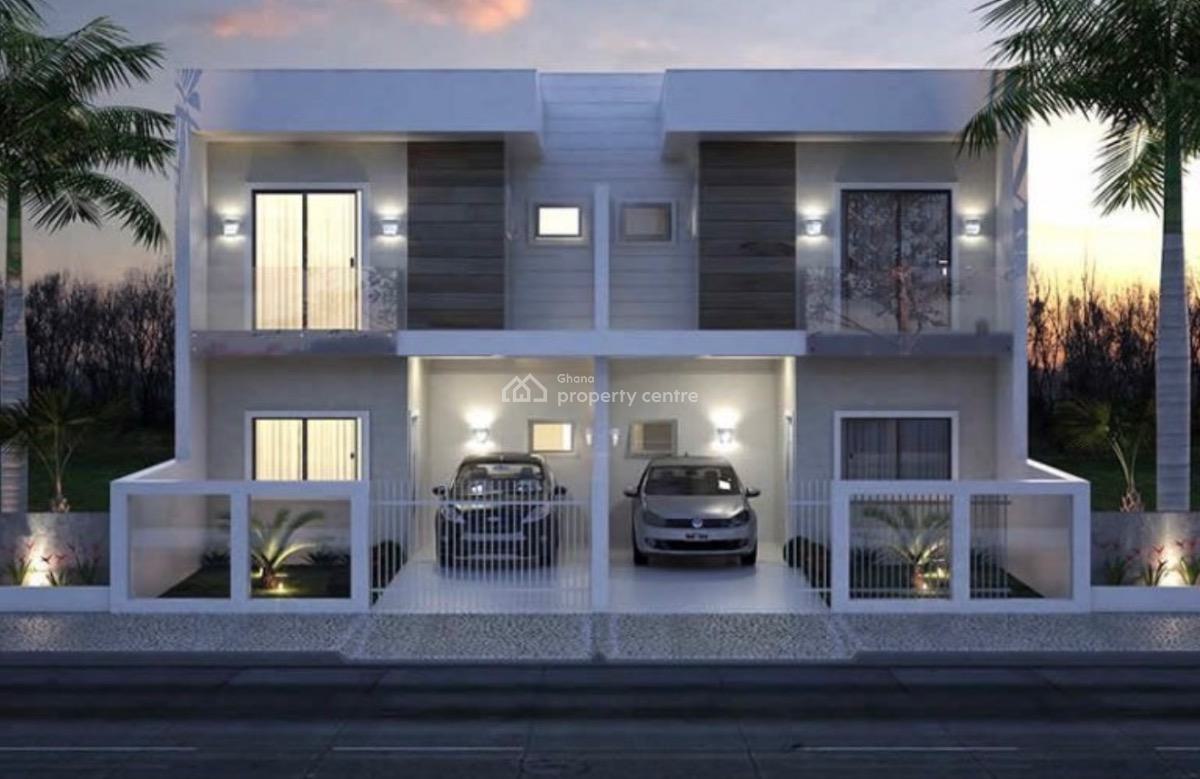 2 Bedroom Duplex with Private Compound, Bush Road, Teshie New Town, Accra, Semi-detached Duplex for Sale
