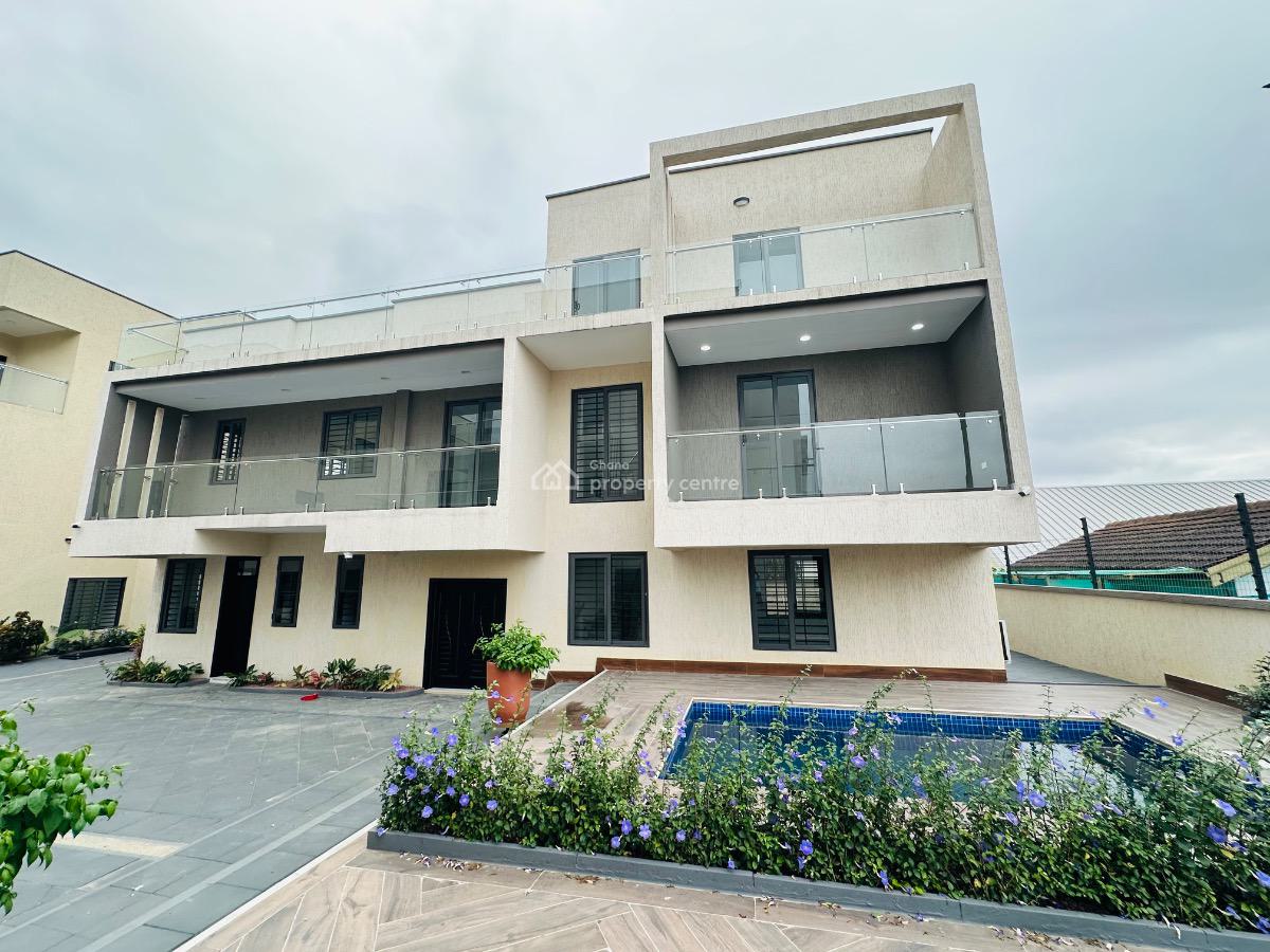 Nice 4 Bedroom, a&c Mall, East Legon, Accra, Townhouse for Rent