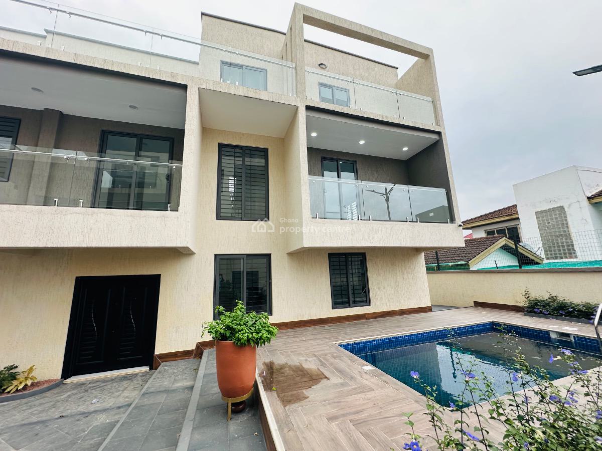 Nice 4 Bedroom, a&c Mall, East Legon, Accra, Townhouse for Rent
