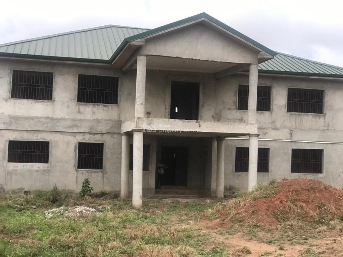 *titled & Roofed 8brm Storey House on Almost 2 & Half Plots @  Haatso*, Ecomog Area, Ga East Municipal, Accra, House for Sale