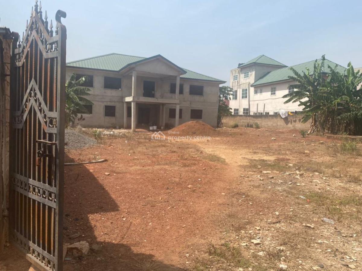 *titled & Roofed 8brm Storey House on Almost 2 & Half Plots @  Haatso*, Ecomog Area, Ga East Municipal, Accra, House for Sale