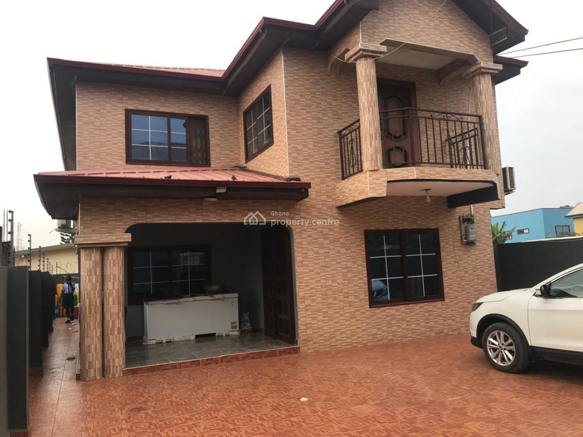 Titled 4brm + Chamber Self Outhouse Storey House + Shop @ Ashongman Es, Ashongman Estate, Aggies Spot, Accra Metropolitan, Accra, Semi-detached Bungalow for Sale