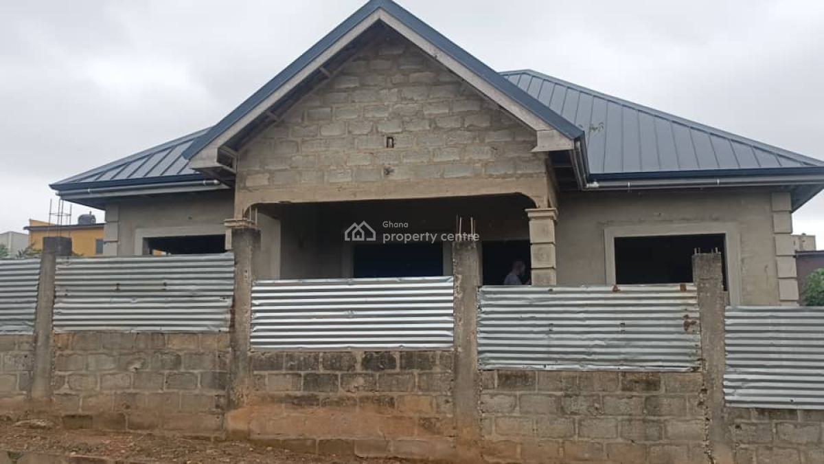 *titled & Roofed Uncompleted 3 Master Brm House * Acp Pokuase Accra.*, Acp Pokuase Franco Estate, Ga West Municipal, Accra, House for Sale