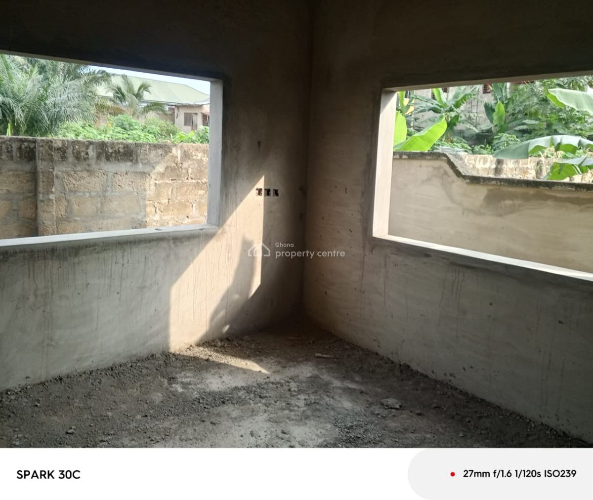 *titled & Roofed Uncompleted 3 Master Brm House * Acp Pokuase Accra.*, Acp Pokuase Franco Estate, Ga West Municipal, Accra, House for Sale