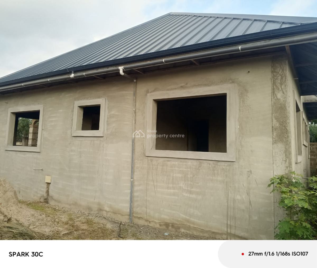 *titled & Roofed Uncompleted 3 Master Brm House * Acp Pokuase Accra.*, Acp Pokuase Franco Estate, Ga West Municipal, Accra, House for Sale