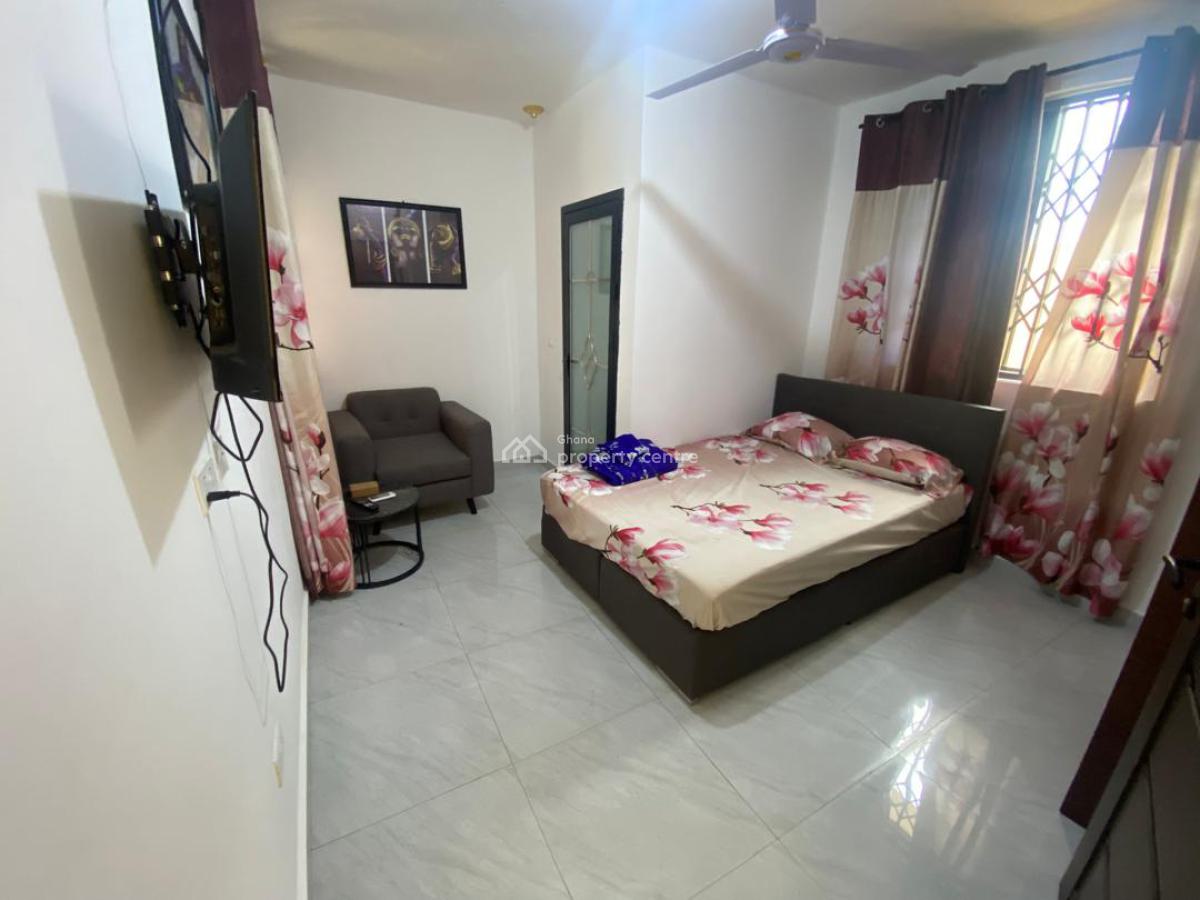 Executive Studio Furnished Apartment, Papa’s Pizza, Agbogba, North Legon, Accra, Apartment for Rent