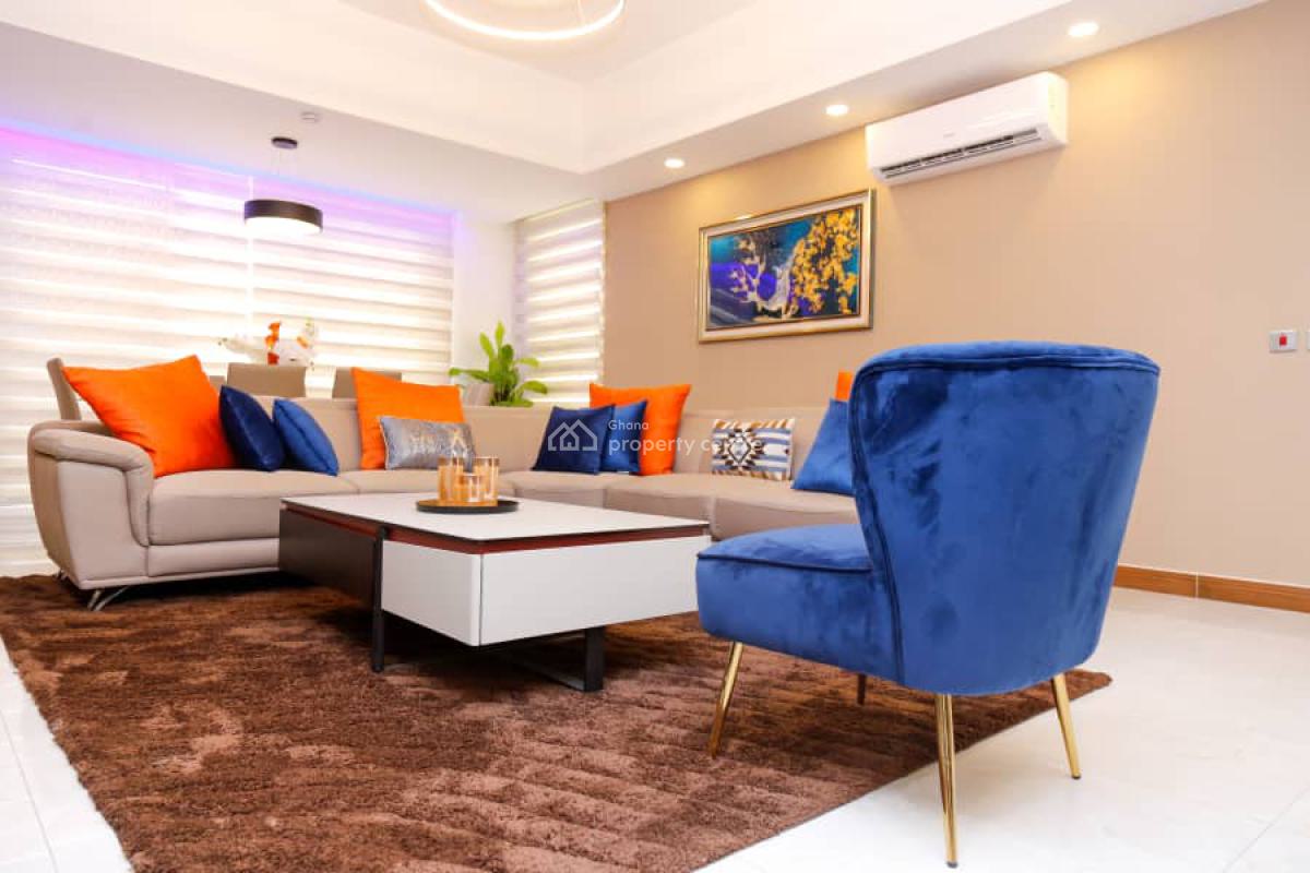 Furnished 2 Bedroom Apartment with Swimming Pool and Gym, North Ridge, Accra, Apartment for Rent