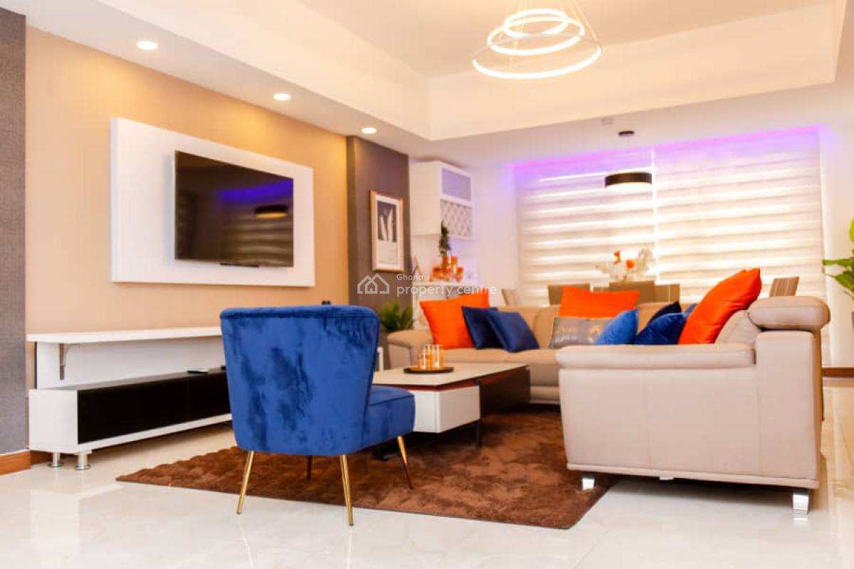 Furnished 2 Bedroom Apartment with Swimming Pool and Gym, North Ridge, Accra, Apartment for Rent