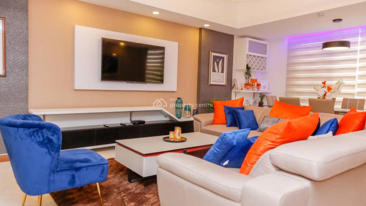 Furnished 2 Bedroom Apartment with Swimming Pool and Gym, North Ridge, Accra, Apartment for Rent