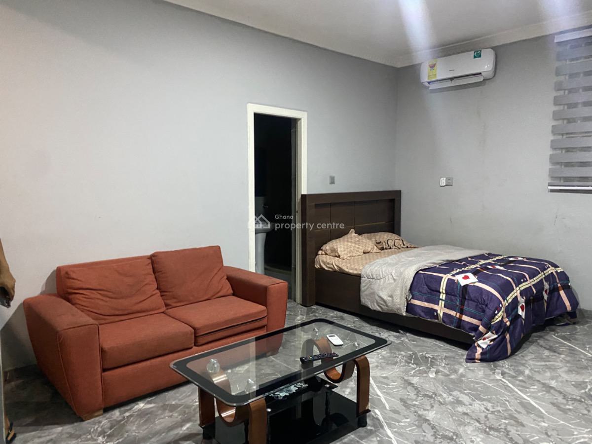 Fully Furnished Studio Apartment, Tseaddo, East Airport, Airport Residential Area, Accra, Single Room Self Contained for Sale