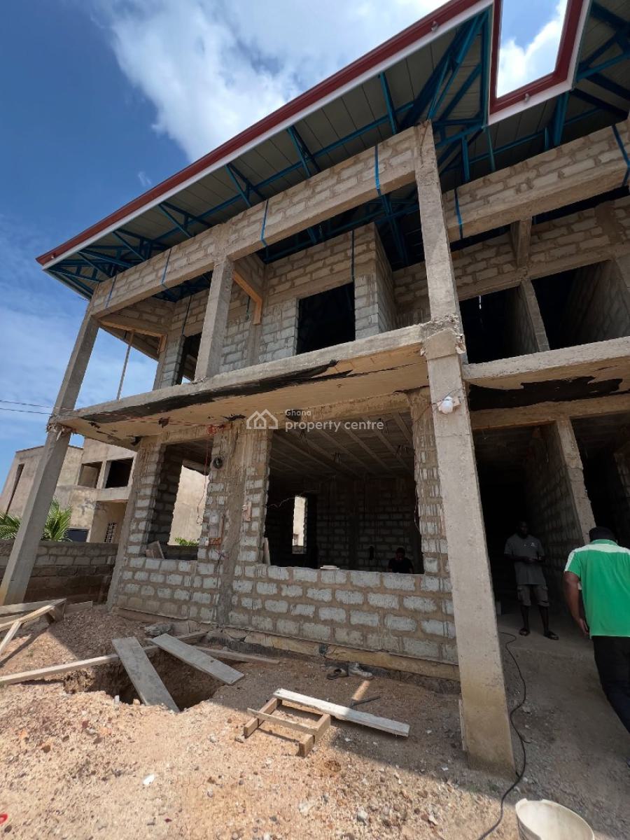 Executive Uncompleted Semidetached 4 Units of 3 Bedroom, East Legon Hills, East Legon, Accra, House for Sale