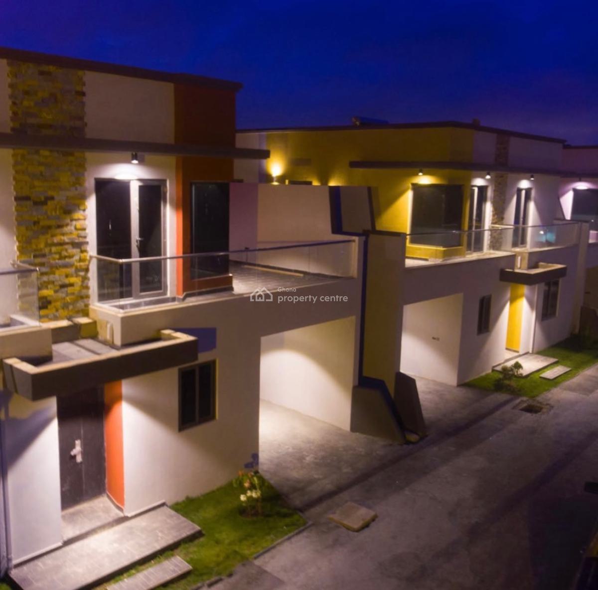 4 Bedroom Townhouse in a Gated Community with Swimming Pool, Tseaddo, East Airport, Airport Residential Area, Accra, Townhouse for Sale