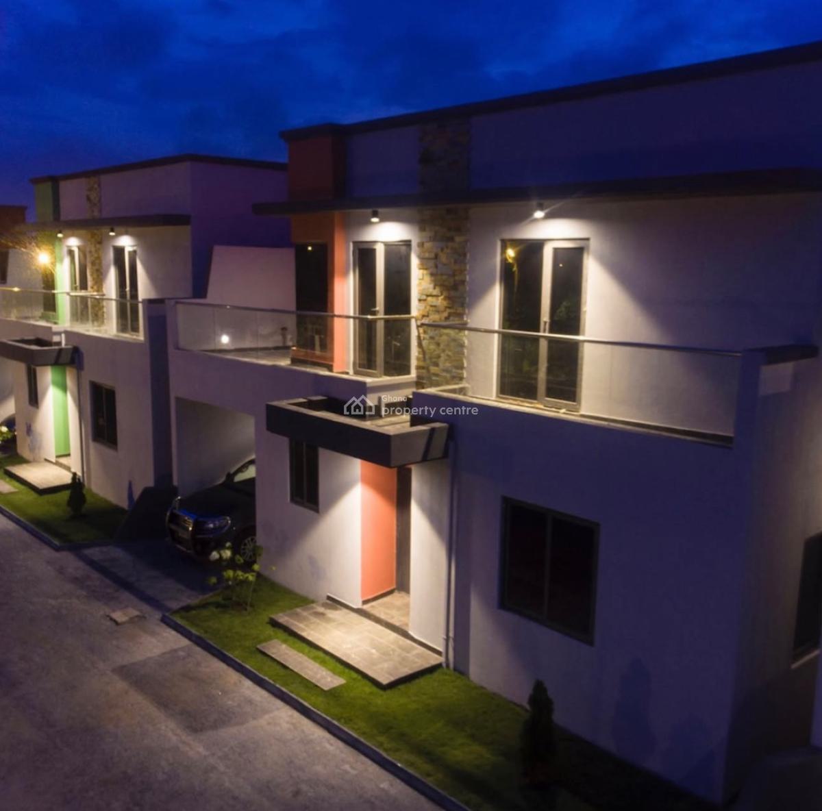 4 Bedroom Townhouse in a Gated Community with Swimming Pool, Tseaddo, East Airport, Airport Residential Area, Accra, Townhouse for Sale