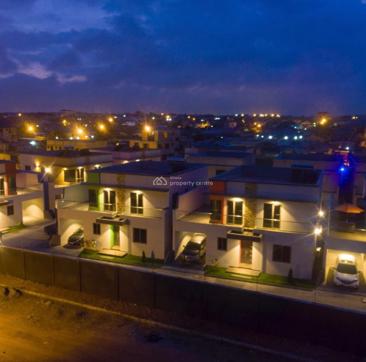 4 Bedroom Townhouse in a Gated Community with Swimming Pool, Tseaddo, East Airport, Airport Residential Area, Accra, Townhouse for Sale
