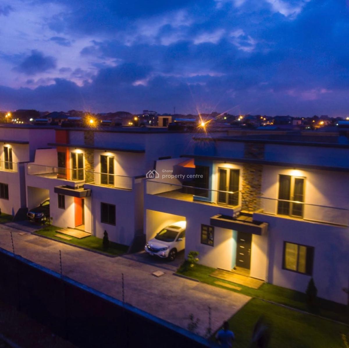 4 Bedroom Townhouse in a Gated Community with Swimming Pool, Tseaddo, East Airport, Airport Residential Area, Accra, Townhouse for Sale